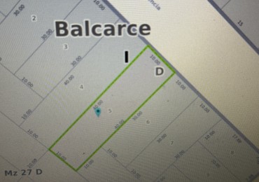 Terreno en Venta en la Localidad de Balcarce